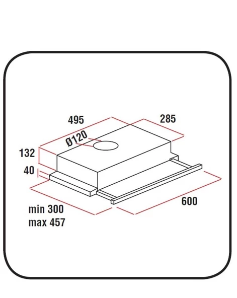 WHITE DAISY PLUS INOX PANEL SÜRGÜLÜ ÇİFT MOTOR  SİYAH ASPİRATÖR - 2