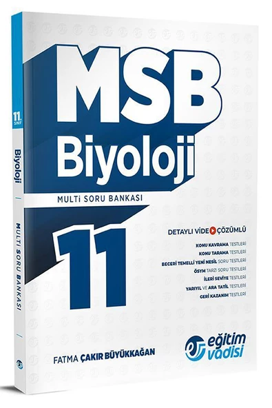 11.SINIF BİYOLOJİ MULTİ SORU BANKASI  EĞİTİM VADİSİ