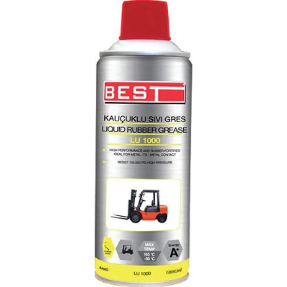 Best Kauçuklu Sıvı Gres Sprey 500ml. LU1000