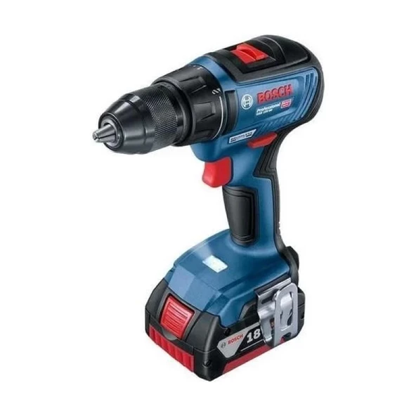 Bosch Profesyonel Seri GSB18V-50 18V Akülü Darbeli Delme Vidalama Çanta + Çift Akü