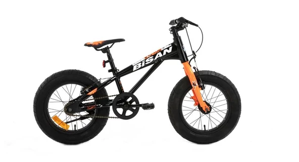 BİSAN LIMIT ERKEK ÇOCUK BİSİKLETİ 23CM V 16 JANT SİYAH TURUNCU ürün görseli