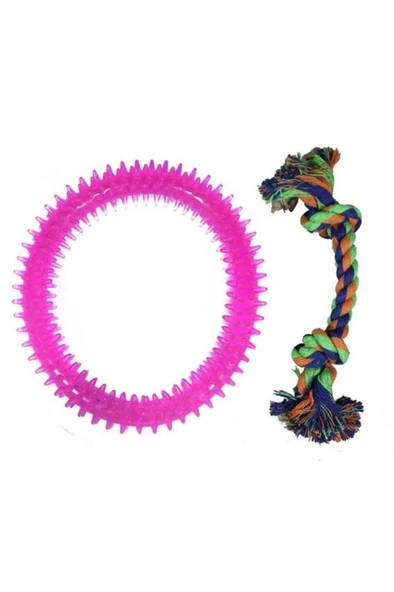 Nanbell DG-017 DİŞ İPİ KÖPEK KEMİRME OYUNCAK 15 cm Çap - 2