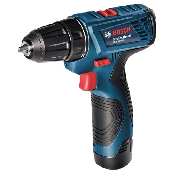 Bosch Profesyonel Seri GSR 120-Li 12V Akülü Delme Vidalama Çanta + Çift Akü + 23 Parça Aksesuar Seti Hediyeli