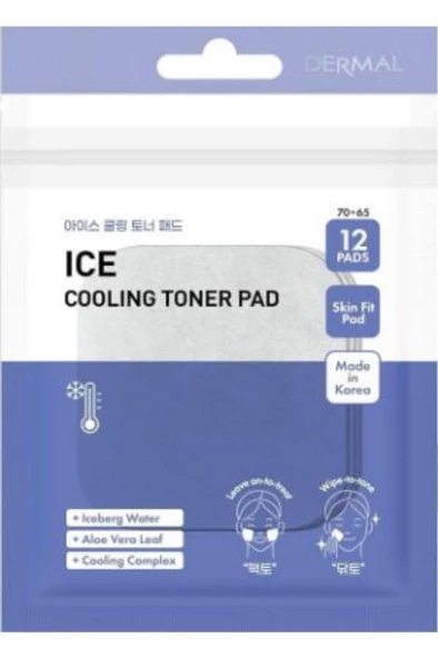 Dermal Ice Cooling Toner Pad 12 Adet ürün görseli 1