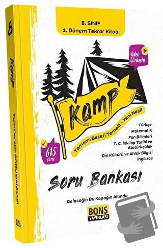 8. Sınıf 1. Dönem Kamp Tekrar Kitabı Soru Bankası/Bons