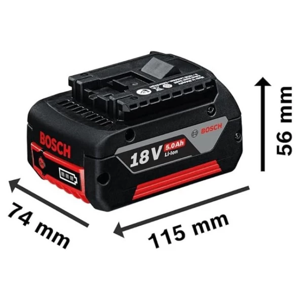 Bosch Profesyonel Yedek Akü 18V 5.0Ah. GBA 18V 5.0Ah. - 2