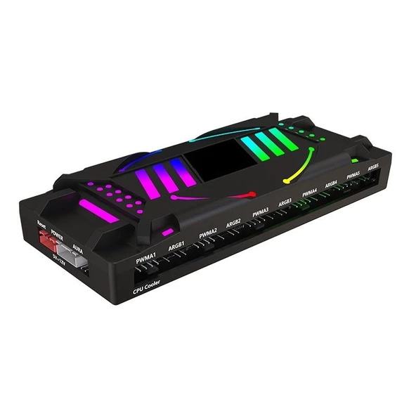 ARGBCTR-01B ARGB Denetleyici Controller Uzaktan Kumandalı  Siyah - 6
