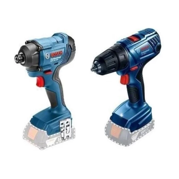 Bosch Profesyonel GSR180-Lİ Akülü Darbeli Matkap + GDR18V-160 Akülü Somun Sıkma Çift Akü + Şarj Aleti - 2