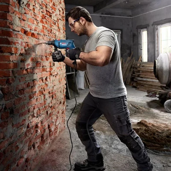 Bosch Profesyonel GSB 13 RE Elektrikli Darbeli Matkap 600W 13mm Supra Mandren 0601217100 - 3