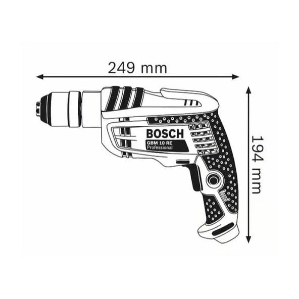 Bosch Profesyonel GBM 10 RE Elektrikli Matkap 600W - 3