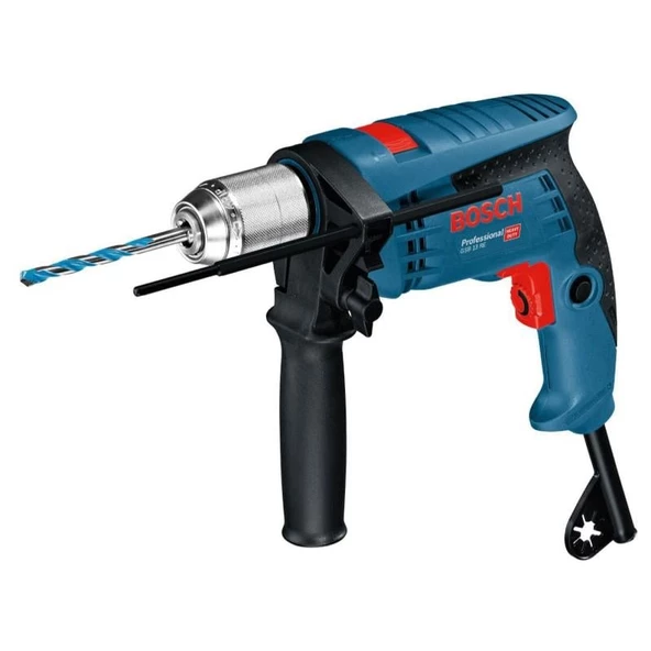 Bosch Profesyonel GSB 13 RE Elektrikli Darbeli Matkap 600W 13mm Supra Mandren 0601217100