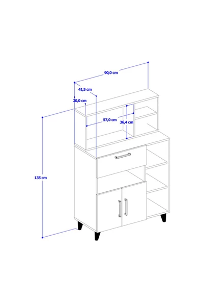 ANZERA Ağva Mutfak Dolabı - Resim 2