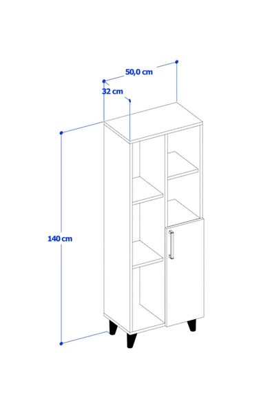 ANZERA Beykoz Mutfak Dolabı Siyah - 2