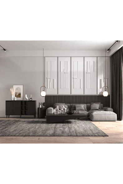ANZERA Terra Konsol - Siyah - 3 Kapaklı - 2