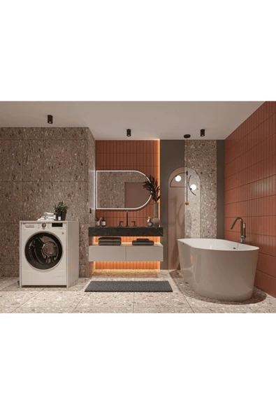 ANZERA Çamaşır Makinesi Dolabı 001 Beyaz - 3