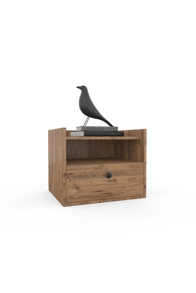 ANZERA Mono Komodin - Atlantik Çam - Kahverengi - Tek Çekmeceli ürün görseli