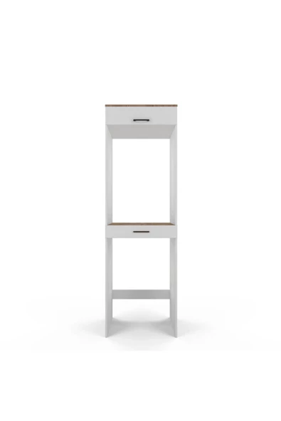 ANZERA Çamaşır Makinesi Dolabı 005 Beyaz - Atlas Çam - 2