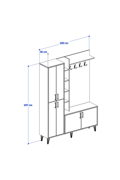 ANZERA Berlin Portmanto İstanbul - Aytaşı - Resim 2