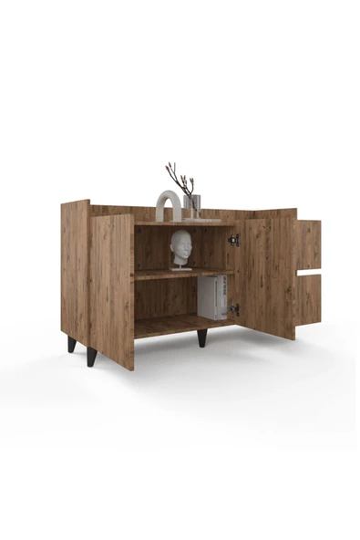 ANZERA Senta Şifonyer / Konsol - Atlantik Çam - Çam Rengi - Çekmeceli - Resim 2