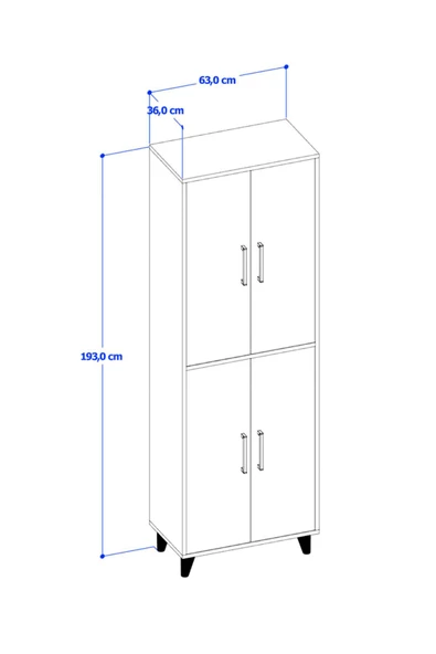 ANZERA Rumeli Mutfak Dolabı - 3