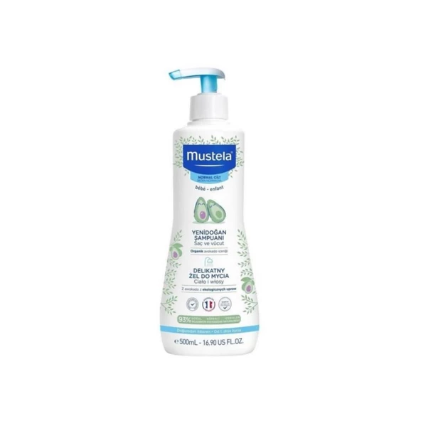 Mustela Yenidoğan Şampuanı Normal Cilt 500 Ml - SKT:09/2026