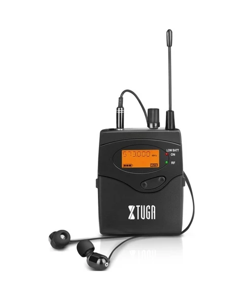 Cbtx Xtuga Iem1200 Kablosuz Alıcı Bodypack Sahne Şarkıcısı Kulak Monitör Sistemi