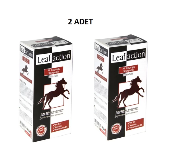 Leaf Action At Kuyruğu Şampuanı 400 ml x 2 ADET