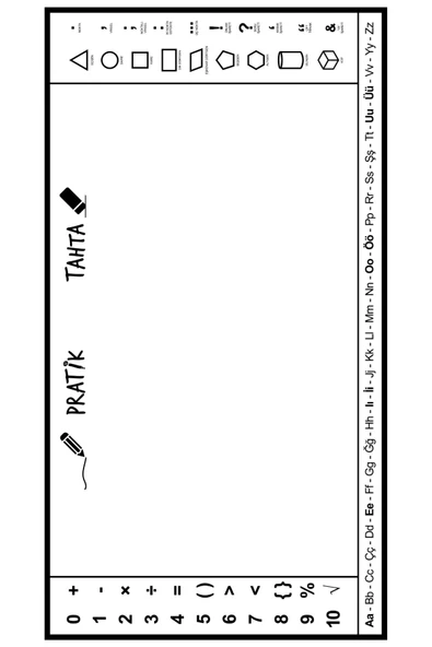 Pratik Tahta, Yüzeye Zarar Vermeyen Akıllı Kağıt, Yazı Tahtası, Yeri Değiştirilebilir, Taşınabilir - Resim 2