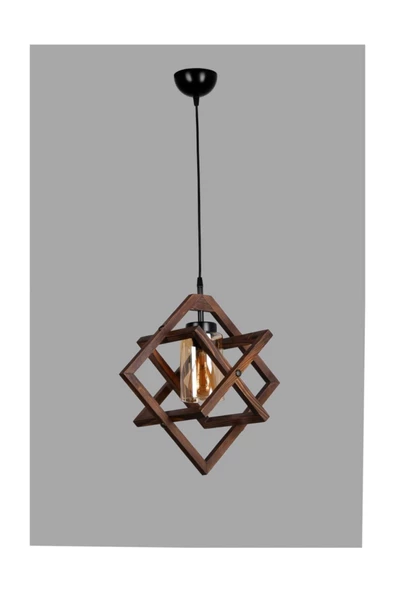 Lumexx Berlin Ahşap Tekli Sarkıt Ceviz - Resim 2