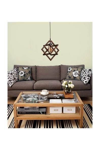 Lumexx Berlin Ahşap Tekli Sarkıt Ceviz - Resim 3