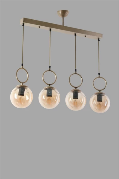 Lumexx Morino 4 Lü Sıralı Bal Camlı Eskitme Sarkıt - 2