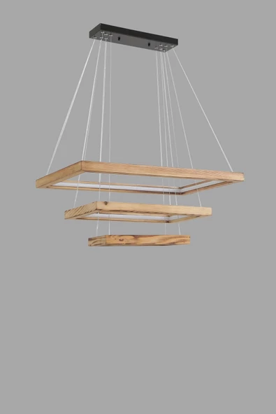 Lumexx Bergama 3 Lü Yanık Ledli Avize 3 Renk - Resim 3