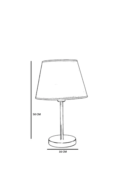 Lumexx ALA ESKİTME PRAMİT AÇIK HASIR ABAJURLU MASA LAMBASI - Resim 4