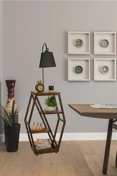 Lumexx Asos Ceviz Lambader Pramit Koyu Gri Abajurlu ürün görseli