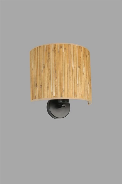 Lumexx BAMBU 07 ABAJURLU OVAL APLİK - Resim 3