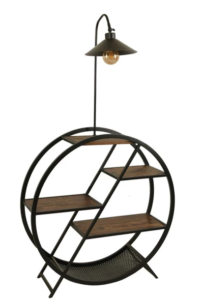Lumexx Plüton Ceviz Lambader Metal Başlıklı - 3