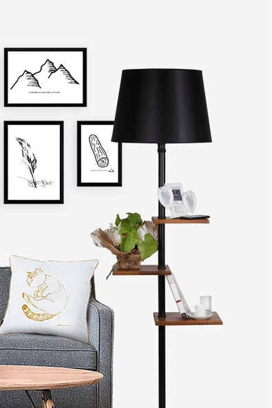 Lumexx Moda Lambader Siyah Pramit Siyah Abjurlu - Resim 3