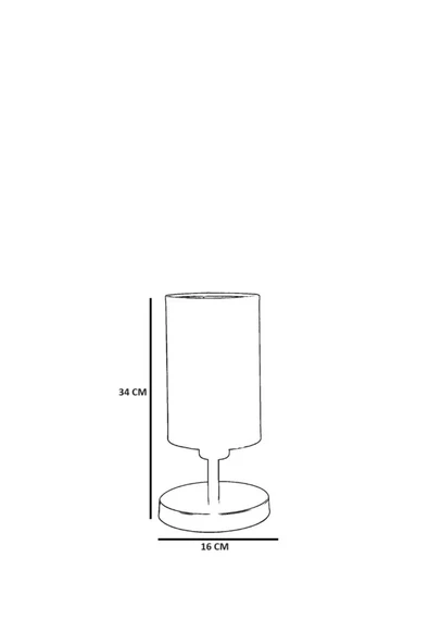 Lumexx RUMELİ SİYAH SİYAH ABAJURLU MASA LAMBASI - Resim 4