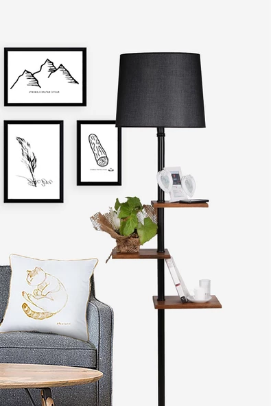 Lumexx Moda Lambader Siyah Pramit Hasır Siyah Abjurlu - Resim 3