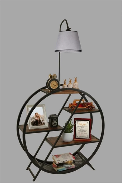 Lumexx Plüton Ceviz Lambader Pramit Açık Hasır Gri Abajurlu ürün görseli