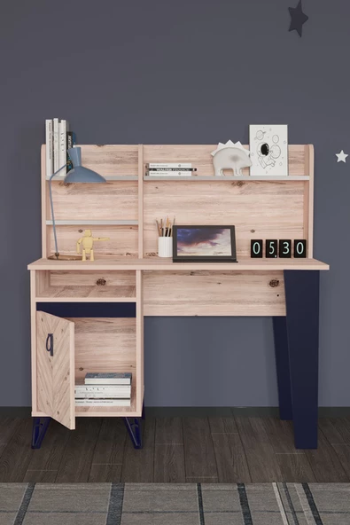 Modalife Arda 60x120 Cm Çalışma Masası Bilgisayar Masası Ofis Ders Yemek Masası Atlantik Çam - 2