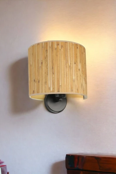 Lumexx BAMBU 07 ABAJURLU OVAL APLİK ürün görseli