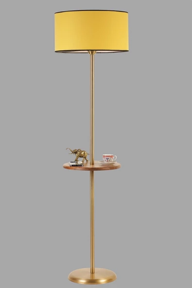 Lumexx MERCAN ESKİTME SEHPALI SİLİNDİR HARDAL LAMBADER - Resim 2