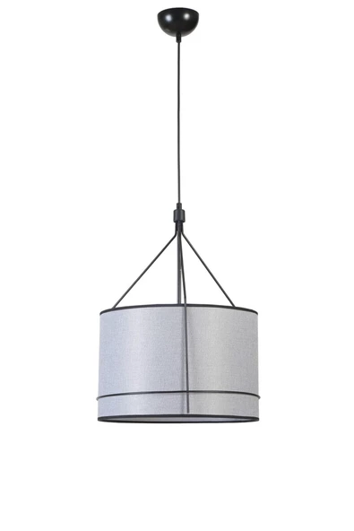 Lumexx VİOLET SİYAH HASIR GRİ ABAJURLU SARKIT ürün görseli