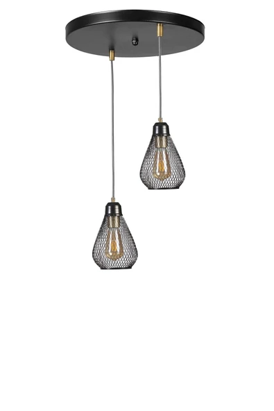 Lumexx ARMUT 2 Lİ TEPSİLİ SİYAH SARKIT ürün görseli