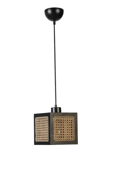 Lumexx KUMSAL TEKLİ SİYAH RATTAN SARKIT - 2
