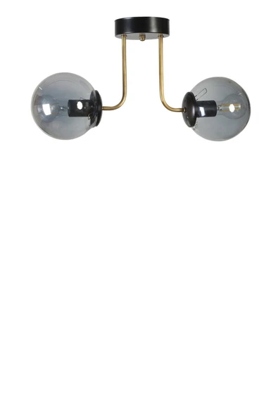 Lumexx PABLO 2 Lİ SİYAH FÜME CAMLI AVİZE ürün görseli