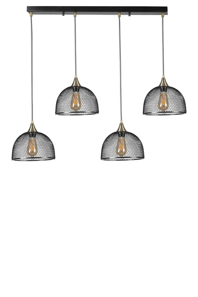 Lumexx ROTA 4 LÜ SIRALI SİYAH SARKIT - 2