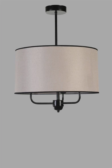 Lumexx BAMBU 05 ABAJURLU 3 LÜ SARKIT AVİZE - Resim 2