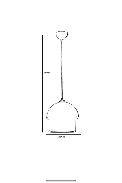 Lumexx RETRO 3 SİYAH  HASIR SİYAH ABAJURLU SARKIT - Resim 4